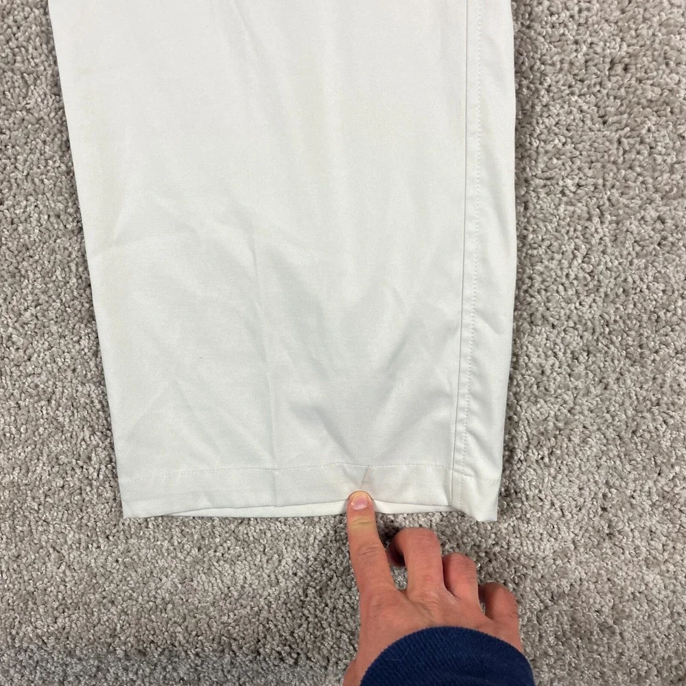 Pebble Beach‎ Performance Pants Mens 34x30 Khaki Straight Leg Golf Chino Beige